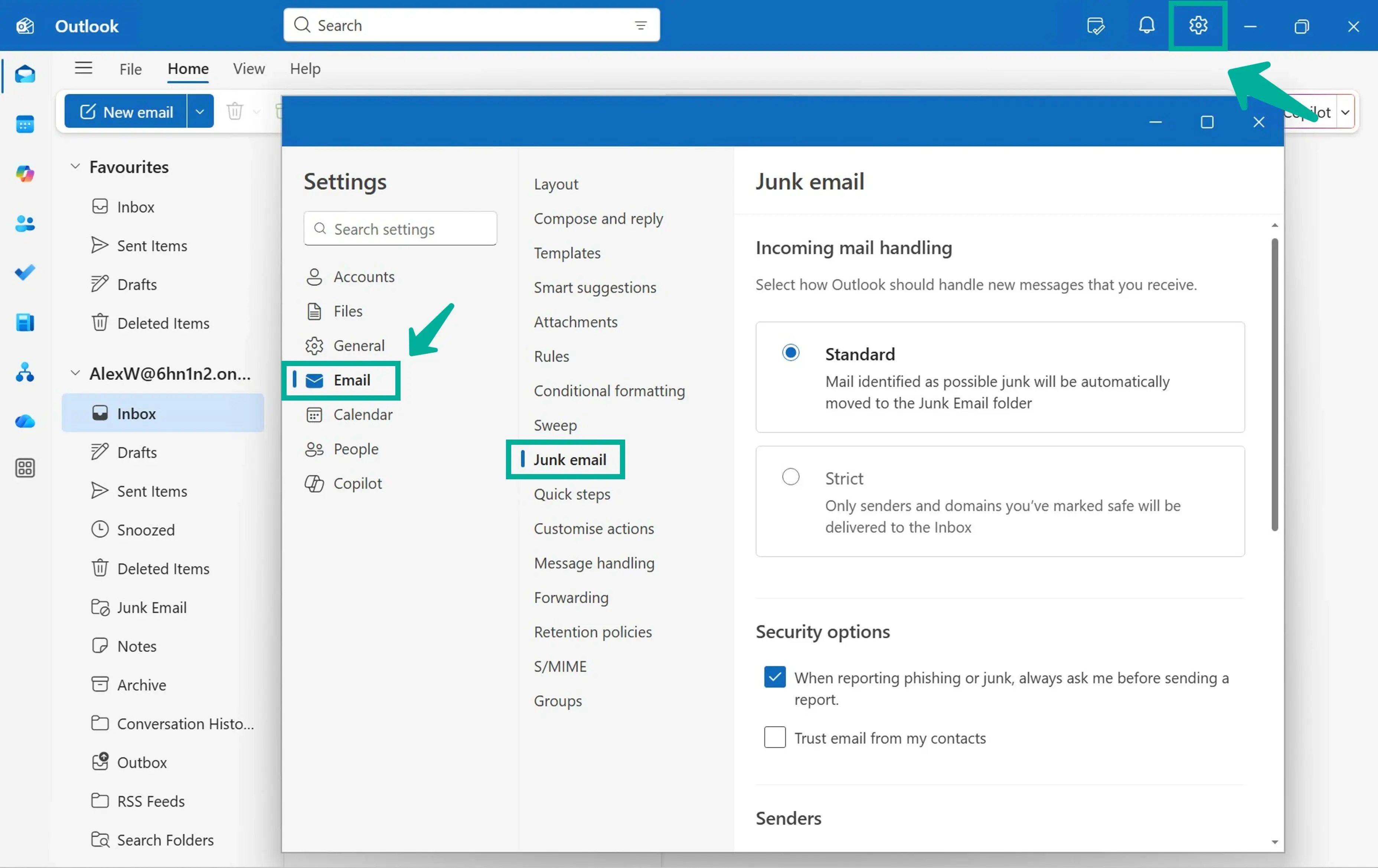 How to block emails on Outlook